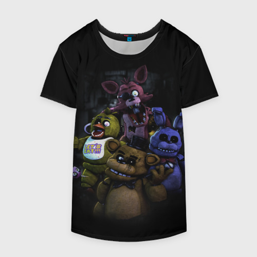 Накидка на куртку 3D Five Nights at Freddy's - FNAF персонажи игры, цвет 3D печать - фото 4