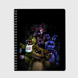 Тетрадь Five Nights at Freddy's - FNAF персонажи игры