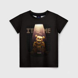 Детская футболка 3D Five Nights at Freddy's - мишка Фредди