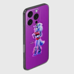 Чехол для iPhone 16 Pro силиконовый с защитой камеры Five Nights at Freddy's: Security Breach Волчица Роксанна Roxanne Wolf - фото 2