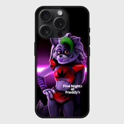 Чехол силиконовый для Apple iPhone 15 Pro Мax матовый Five Nights at Freddy's: Security Breach Волчица Роксанна Roxanne Wolf