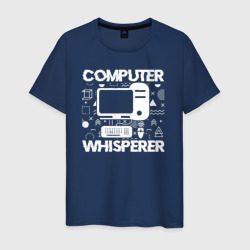 Мужская футболка хлопок Computer whisperer