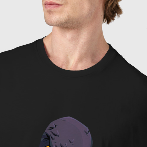 Мужская футболка хлопок Elden   ring Rykard , цвет черный - фото 6