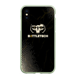 Чехол для iPhone XS Max матовый Battletech