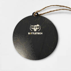 Деревянная игрушка круг Battletech