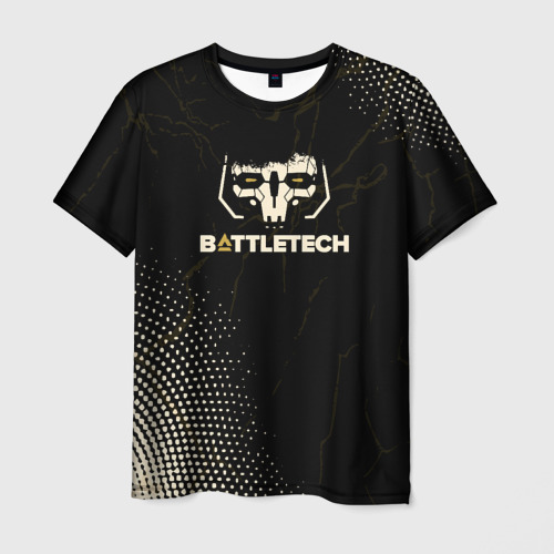 Мужская футболка с принтом Battletech, вид спереди №1