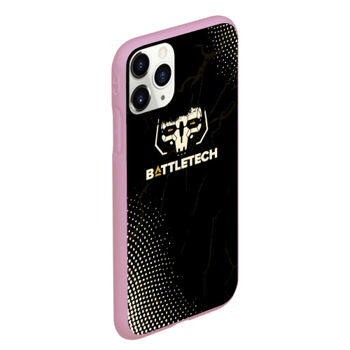 Чехол для iPhone 11 Pro Max матовый Battletech, цвет розовый - фото 3