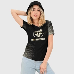 Женская футболка 3D Slim Battletech - фото 2
