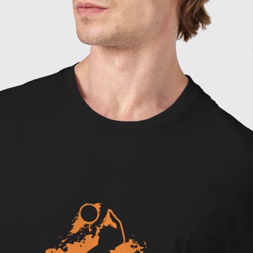 Мужская футболка хлопок Удар Шоё, цвет черный - фото 6
