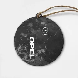 Деревянная игрушка круг Opel Опель серый фон