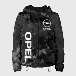 Женская куртка 3D Opel Опель серый фон