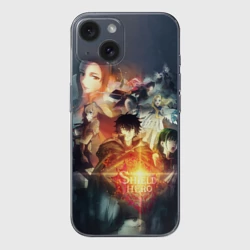 Чехол для iPhone 15 силиконовый с защитой камеры Anime The Rising of the Shield Hero