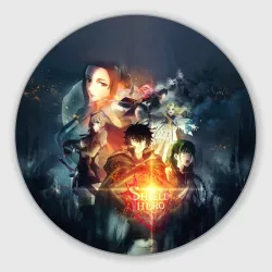 Круглый коврик для мышки Anime The Rising of the Shield Hero