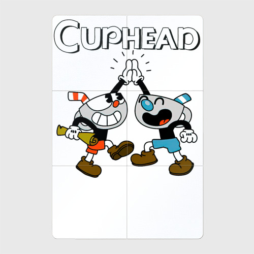 Магнитный плакат 2Х3 Cuphead  веселые чашечки