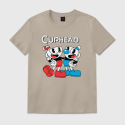 Мужская футболка хлопок Cuphead Чашечки