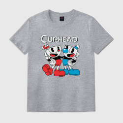 Мужская футболка хлопок Cuphead Чашечки