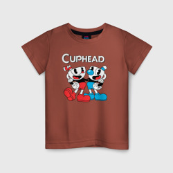 Детская футболка хлопок Cuphead Чашечки