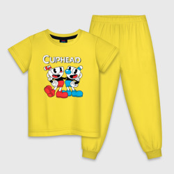Детская пижама хлопок Cuphead Чашечки