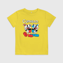 Детская футболка хлопок Cuphead Чашечки