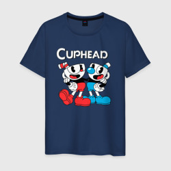 Мужская футболка хлопок Cuphead Чашечки
