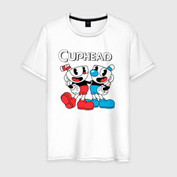 Cuphead Чашечки – Мужская футболка хлопок с принтом купить со скидкой в -20%