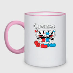 Кружка двухцветная Cuphead Чашечки