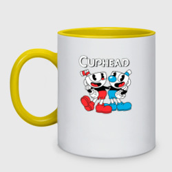 Кружка двухцветная Cuphead Чашечки