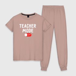 Женская пижама хлопок Учительский мод отключен