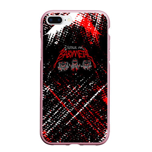 Чехол для iPhone 7Plus/8 Plus матовый Babymetal baby metal, цвет розовый