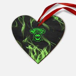 Деревянная игрушка Сердце Battletoads боевые жабы огонь