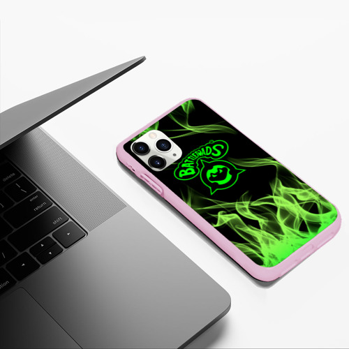 Чехол для iPhone 11 Pro Max матовый Battletoads боевые жабы огонь - фото 5