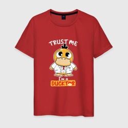 I'm Ducktor – Мужская футболка хлопок с принтом купить со скидкой в -20%