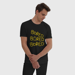 Мужская пижама хлопок Bored bored bored - фото 2