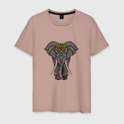 Мужская футболка хлопок Indian elephant