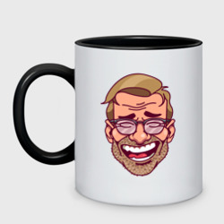 Кружка двухцветная Klopp Smile