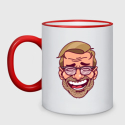 Кружка двухцветная Klopp Smile