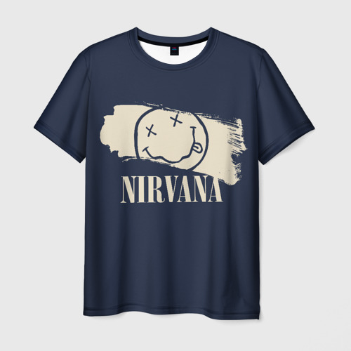 Мужская футболка 3D Nirvana Рок Группа, цвет 3D печать