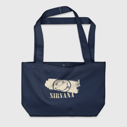 Пляжная сумка 3D Nirvana Рок Группа