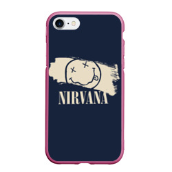 Чехол для iPhone 7/8 матовый Nirvana Рок Группа