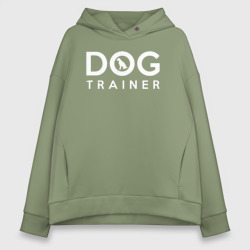 Женское худи Oversize хлопок Dog Trainer