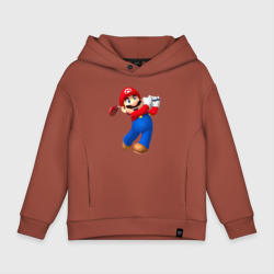 Детское худи Oversize хлопок Марио - крутейший гольфист Super Mario