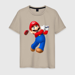 Мужская футболка хлопок Марио - крутейший гольфист Super Mario