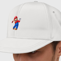 Кепка снепбек с прямым козырьком Марио - крутейший гольфист Super Mario