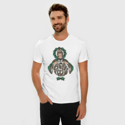 Мужская футболка хлопок Slim Древнеславянская богиня: Берегиня - фото 2