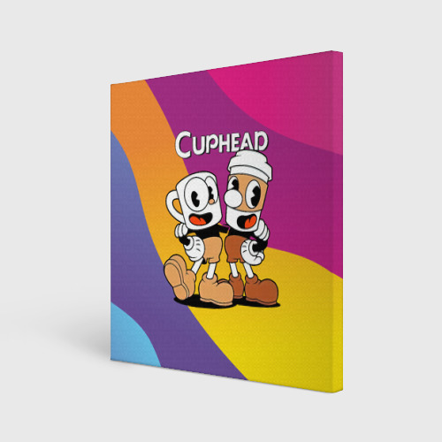 Холст квадратный Cuphead  show , цвет 3D печать