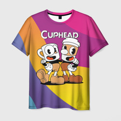 Мужская футболка 3D Cuphead  show 