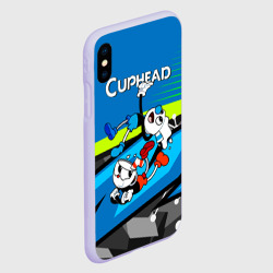 Чехол для iPhone XS Max матовый 2 чашечки Cuphead - фото 2