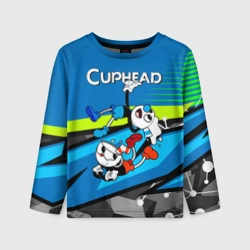 Детский лонгслив 3D 2 чашечки Cuphead