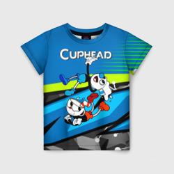 Детская футболка 3D 2 чашечки Cuphead