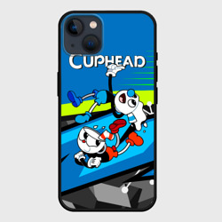 Чехол для iPhone 14 Plus 2 чашечки Cuphead